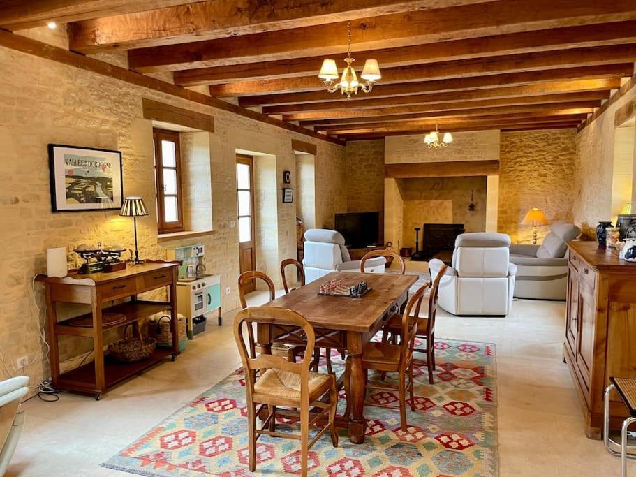 Charming 19Th Century Farmhouse With Pool Vitrac  Εξωτερικό φωτογραφία