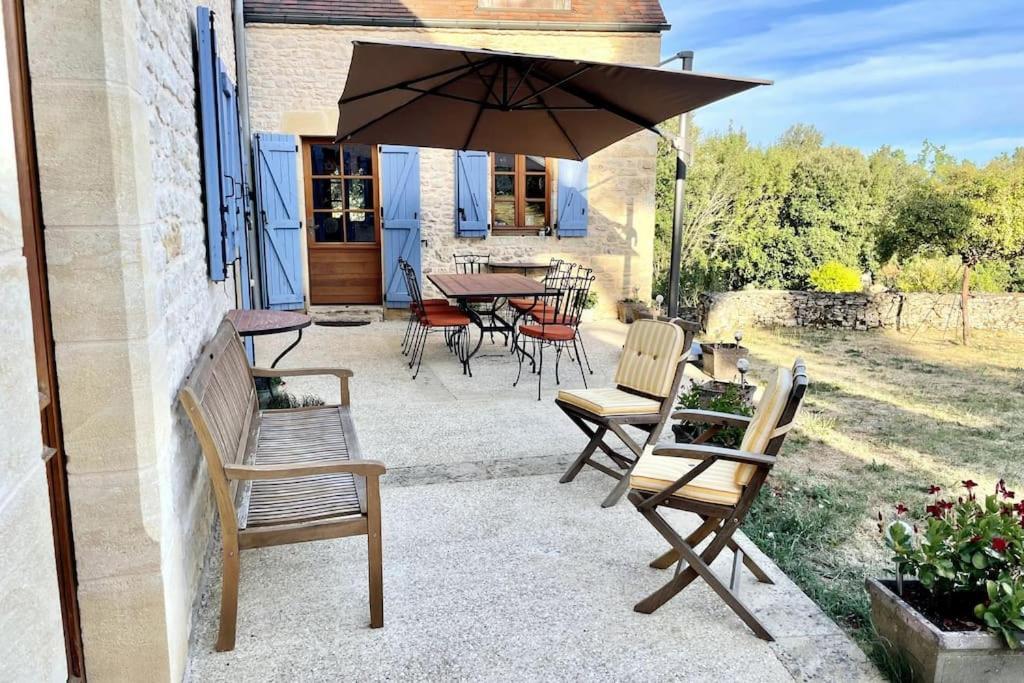 Charming 19Th Century Farmhouse With Pool Vitrac  Εξωτερικό φωτογραφία